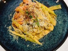 芝士蘑菇鲜虾意大利面-BE BRIGHT KITCHEN(正佳广场店)