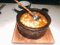 鸡汤虾仁豆腐-绿茶餐厅(深南广场万科店)