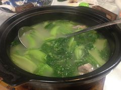 一字梅肉煲芥菜-梓程海鲜大酒家