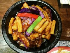 鱼香年糕炒茄子-涌上外婆桥(南塘店)