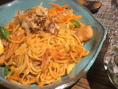 泡菜炒拉面-嗨寿司 无国界料理
