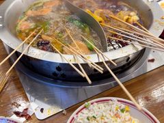 -拈签一笑黄牛肉辣卤串串