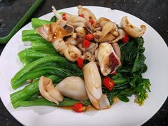 灼鱿鱼菜-一哥美食(总店)