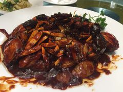 毛蟹炒年糕-上海精菜馆(虎踞关店)