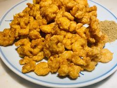 炸灯笼红虾仁-日丰园海肠水饺·老字号大连海鲜(和平广场店)