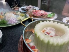 -得意咚瓜·顺德鱼生·冬瓜盅火锅