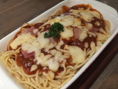 芝士培根肉酱焗意大利面-周沫西餐(漫广场店)