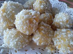 炸汤圆-菠菜美食