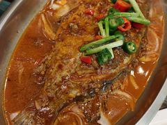 铁板臭鳜鱼-自游人·美食一楼·地道徽菜(三十年名店)