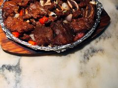 铁板牛仔骨-梁家大院•农家菜(昆山会展中心店)