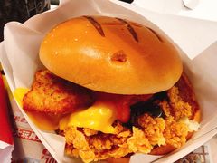 脏脏芝士鳕鱼鸡腿堡-肯德基(昌里店)