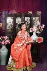 -后宫·古装汉服京剧儿童亲子全家福摄影