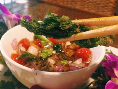 凉拌炸空心菜-Daddy Nimman Chiang Mai