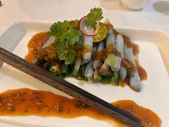 秋葵拌沙虫-黑明餐厅(白鹭洲店)