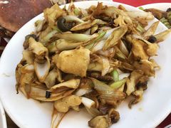 葱爆螺片-张会海鲜饭店(东戴河店)