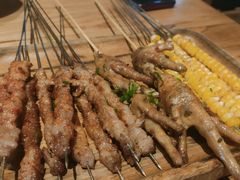 烤鸡翅中-串大叔炭火烤串·鸡西大冷面刀削面(总店)