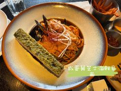 咸蛋黄芝士狠浓海鲜意大利面-bluefrog蓝蛙(恒隆广场店)