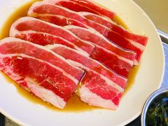 调味牛五花-釜山火炉·海鲜烤肉(紫藤路店)