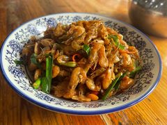 韭菜炒河蝦-好呷八大碗(五羊店)