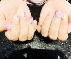 -手牵手美甲