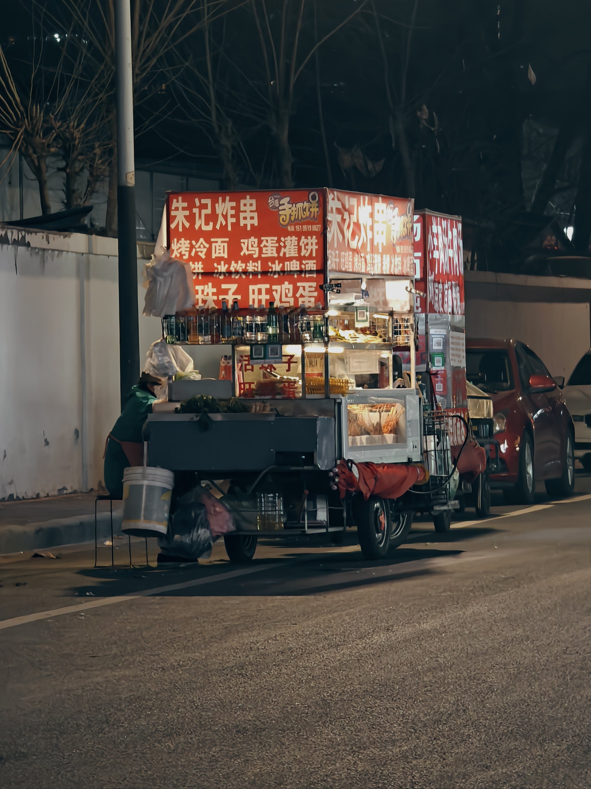 夜市照片真实路边照片图片