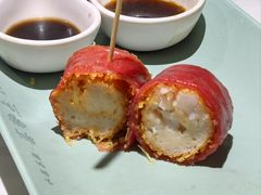 升级版墨鱼鲜虾红米肠-喜势点·糖沙翁手工茶点·本地人茶居(永庆坊店)