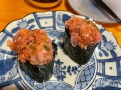 葱拌金枪鱼泥寿司-鮨清日本料理