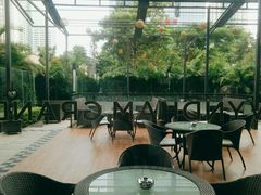 -深圳温德姆至尊酒店·大堂吧·户外花园
