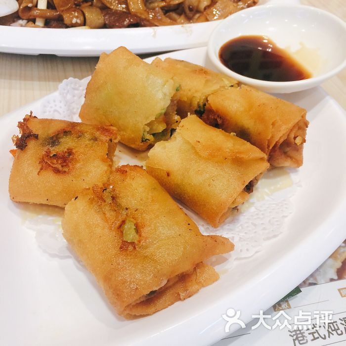 香港生龙清汤腩(国贸店)鲜虾春卷图片 