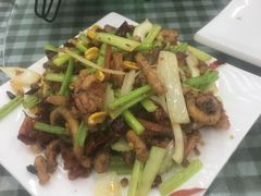 香辣八爪鱼-烁佳海鲜大馅饺子