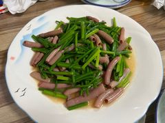 韭菜海肠-景祥海鲜美食餐厅