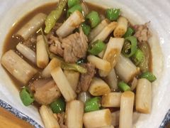 藕尖小炒肉-万景饭店·鱼街农家菜