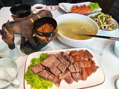 -乔家小院•非遗驴肉•本地小海鲜(滨河路店)