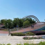 运河涟漪，碧波飘带