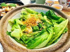 啫啫蒜蓉罗马生菜-南拳十三姨·潮汕砂锅粥·粤菜(西单大悦城店)