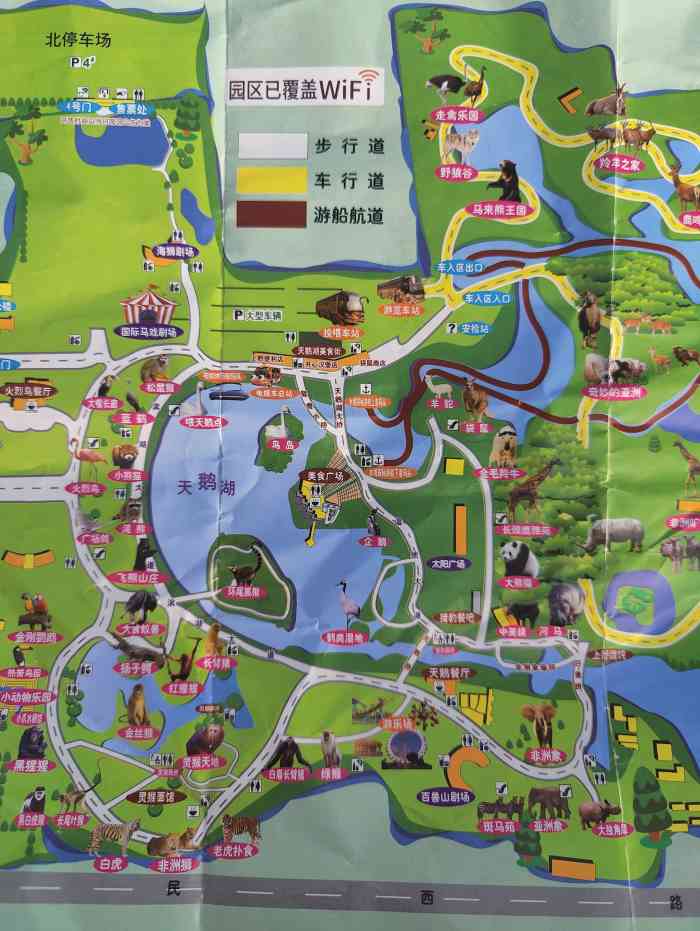 深圳市野生动物园地图图片