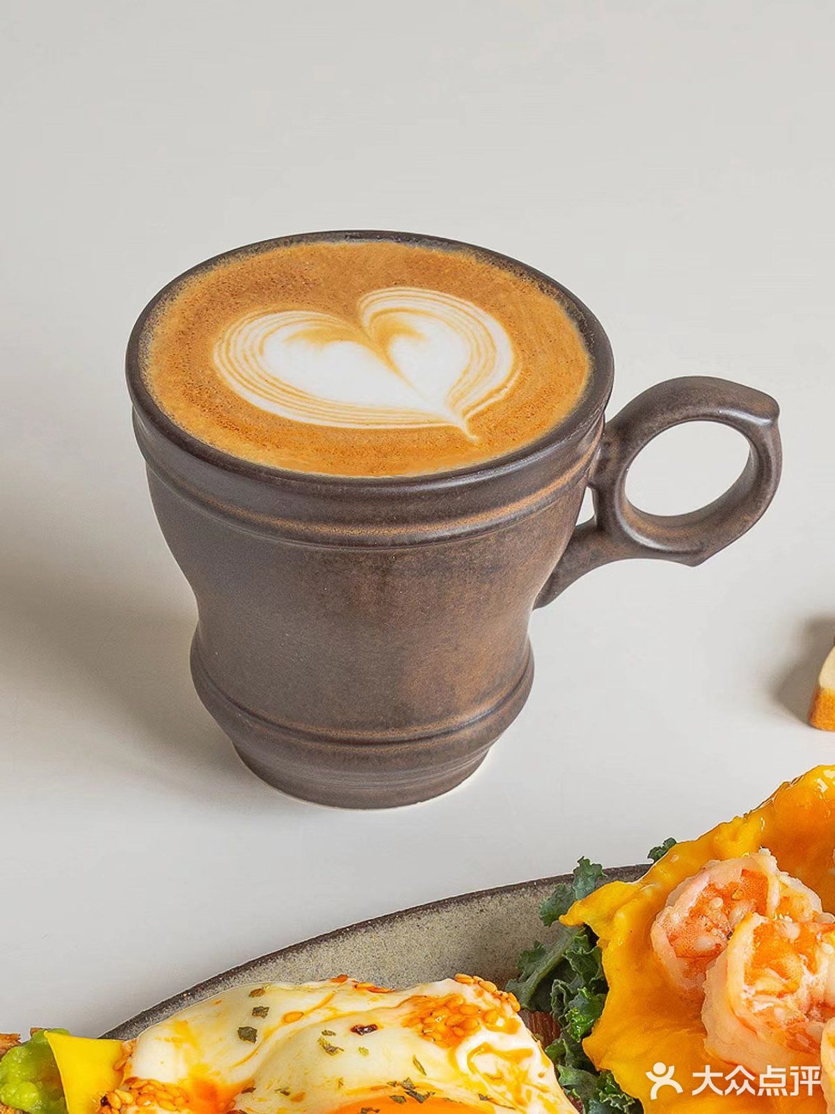 brunch🍴双拼开放式三明治&热拿铁