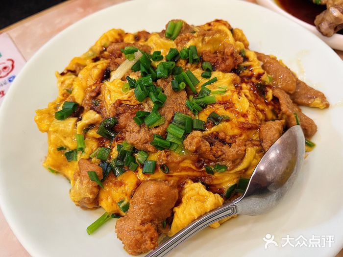 香江姳苑粥饭(人民广场店)-滑蛋牛肉饭-菜-滑蛋牛肉饭图片-上海美食