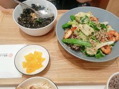 板煎大虾沙拉配日式海苔饭-池奈·咖喱蛋包饭(熙地港店)