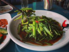 叁巴酱炒空心菜-My Way Town买味堂·东南亚餐厅(亦庄店)