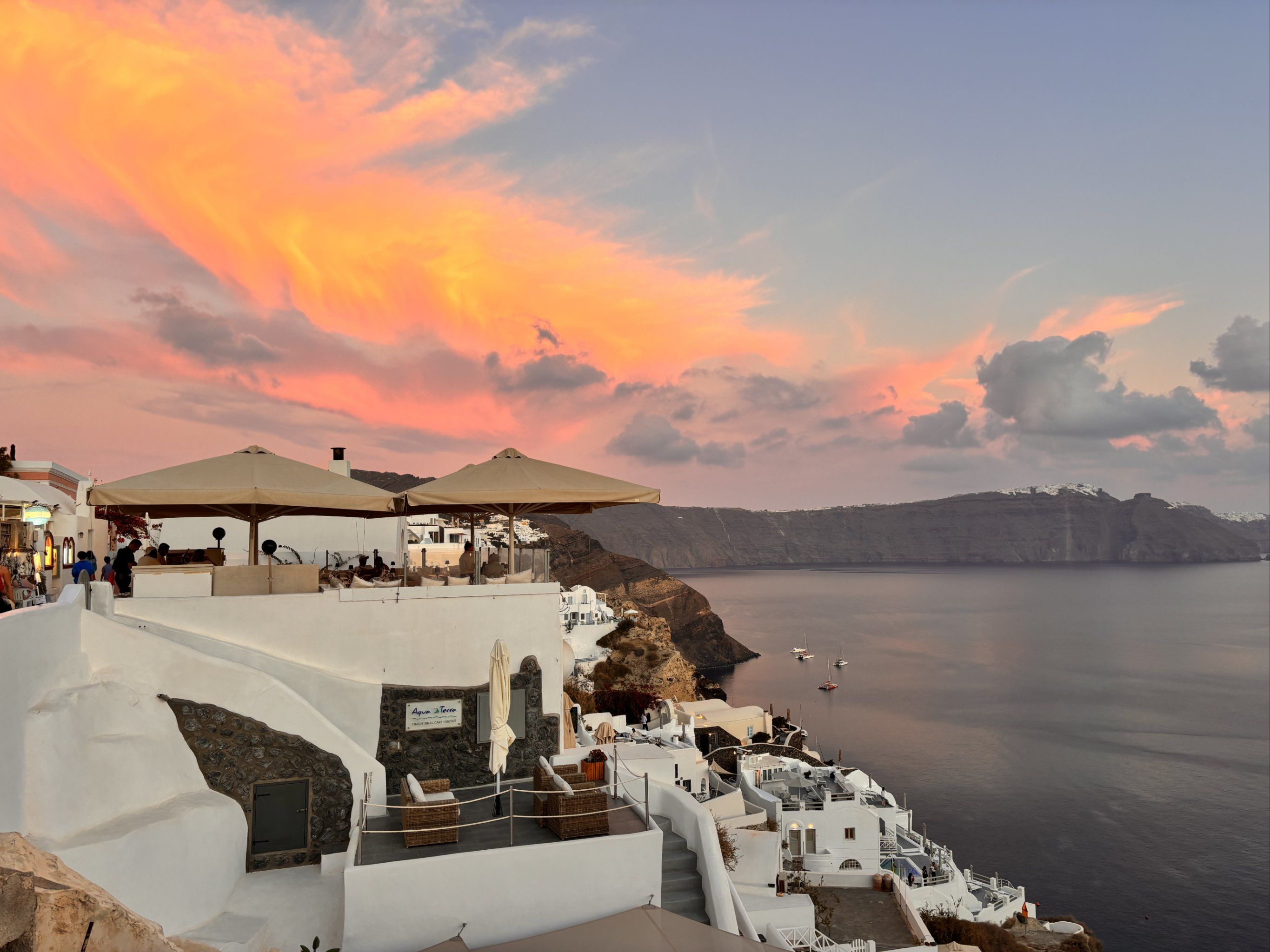 希腊圣托里尼爱琴海,一生我你要来的地方