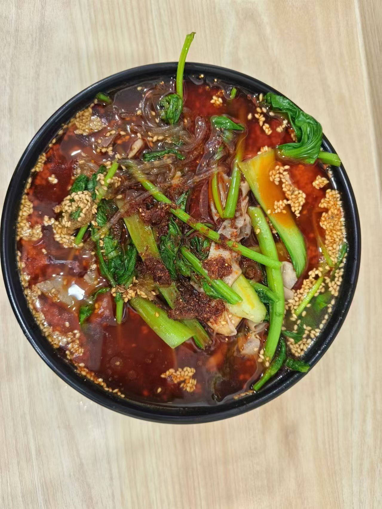 秋天来碗红油麻辣烫