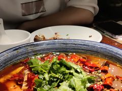 海鲜毛血旺-绿茶餐厅(华联万柳店)