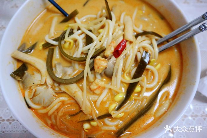 百香青柠花园(八佰伴广场店)冬阴功虾仁米线图片 - 第141张