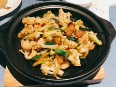 干锅有机花菜-南堂館川菜文化餐厅(天府店)