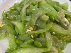 丝瓜毛豆子炒咸蛋黄-水先生寧波菜(天一店)