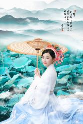 -后宫·古装汉服京剧儿童亲子全家福摄影