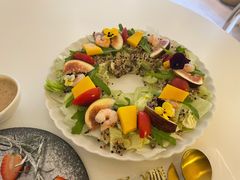 花环沙拉GarlandSalad-伊斯坦布尔土耳其清真咖啡餐厅