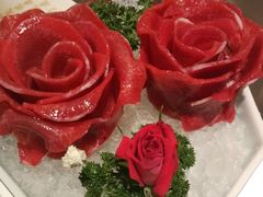 玫瑰雪花牛舌-捞王锅物料理(上海世茂广场店)