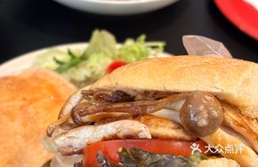 Chicken Mushroom Ciabatta Sandwich